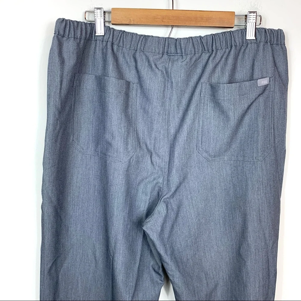 Figs Scrubs Men's Pisco Pants Gray Graphite Straight Leg XL Medical.
